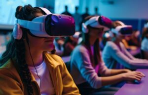 Immersive learning technologies such as AI, VR, and AR put students front-and-center in realistic learning scenarios